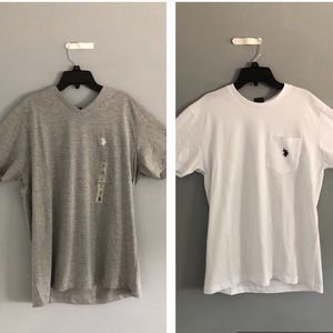 Grey/White U.S. Polo Assassin Men’s Shirt